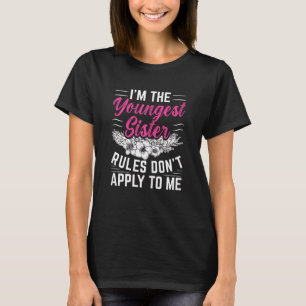 T-shirt Femmes Je suis la plus jeune des règles de la Soeu