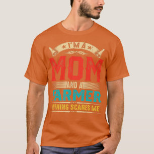 T-shirt Femmes Je suis une maman et une fermière Fête des