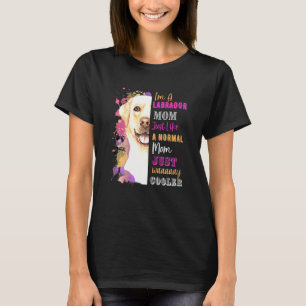 T-shirt Femmes Je Suis Une Maman Labrador Comme Une Maman
