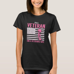T-shirt Femmes Je suis Vétéran et Vétéran Femme Femme