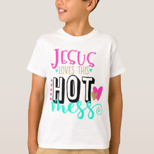 T-shirt FEMMES Jésus aime ce mess chaud