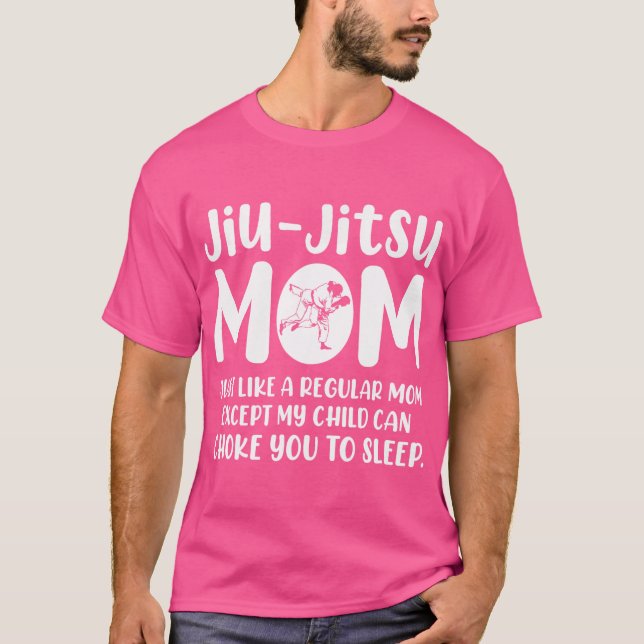 T-shirt Femmes Jiu Jitsu Maman Mixed martial art brésilien (Devant)
