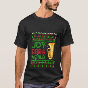 T-shirt Femmes Joy Tuba Musique du Monde Noël Ugly Tuba Ch