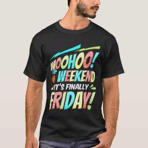 T-shirt Femmes Joyeux Vendredi Ven Yay Enseignant École Mè