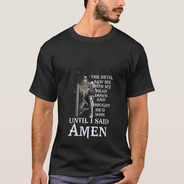 T-shirt Femmes Jusqu'À Ce Que J'Ai Dit Amen Christian Pour (Devant)