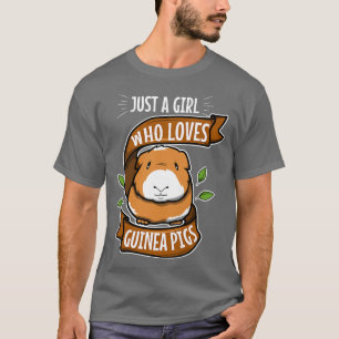 T-shirt Femmes Juste Une Fille Qui Aime Les Cochons De Gui