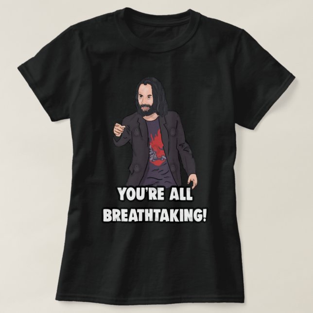 T-shirt Femmes Keanu Art Reeves Retro Vintage (Design devant)