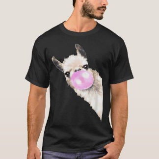 T-shirt Femmes Lama Vintage Pour Amateurs De Lama Et