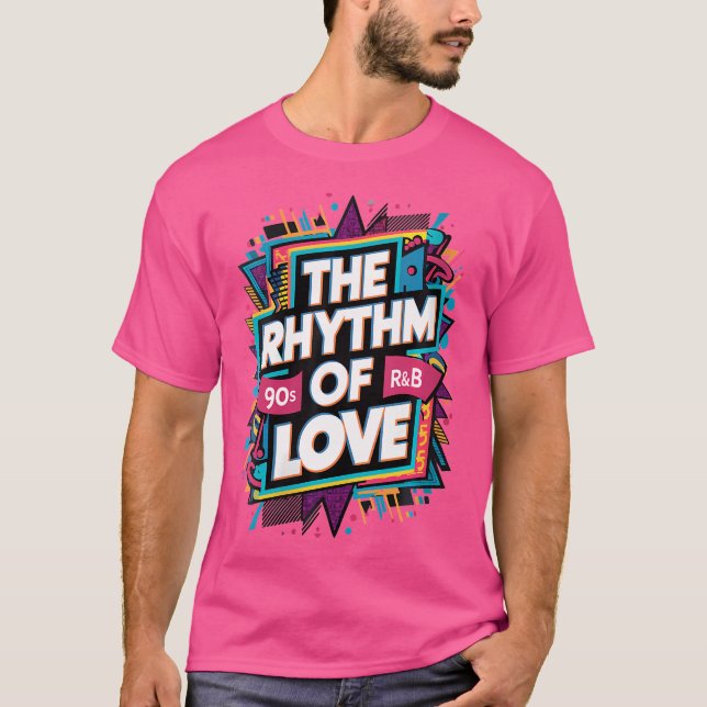 T-shirt Femmes Le Rythme De L'Amour 90S R-B (Devant)