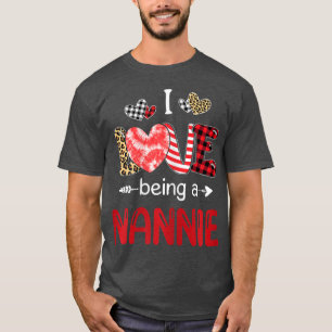 T-shirt FEMMES Léopard Mère Jour J'Aime Être Un Nan