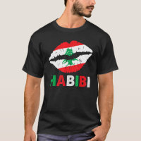Femmes Liban Habibi Dit Lèvres Liban Drapeau Leb