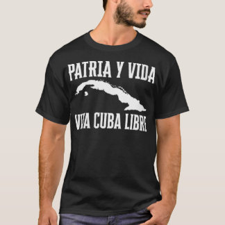T-shirt Femmes Libérez Cuba VNeck