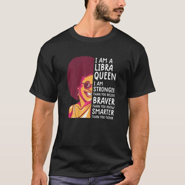 T-shirt Femmes Libra queen femmes Astrologie zodiac Libra  (Devant)