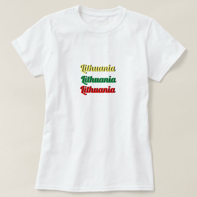 T-shirt Femmes lituanes (Design devant)