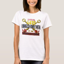 T-shirt Femmes Local 1419 Dockers Solidarité Vinta