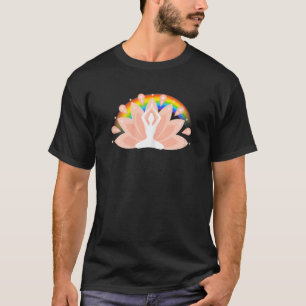 T-shirt Femmes Lotus Purple Yoga 8