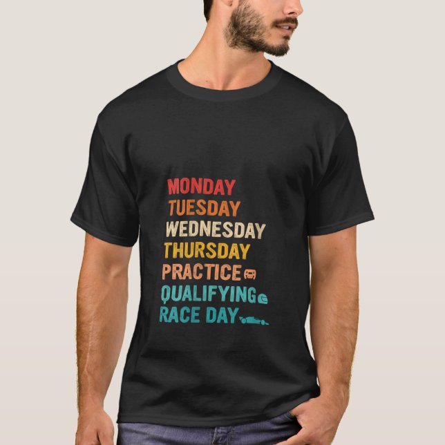 T-shirt Femmes Lun Mar Mer Jeu Entraînement Qualifications (Devant)