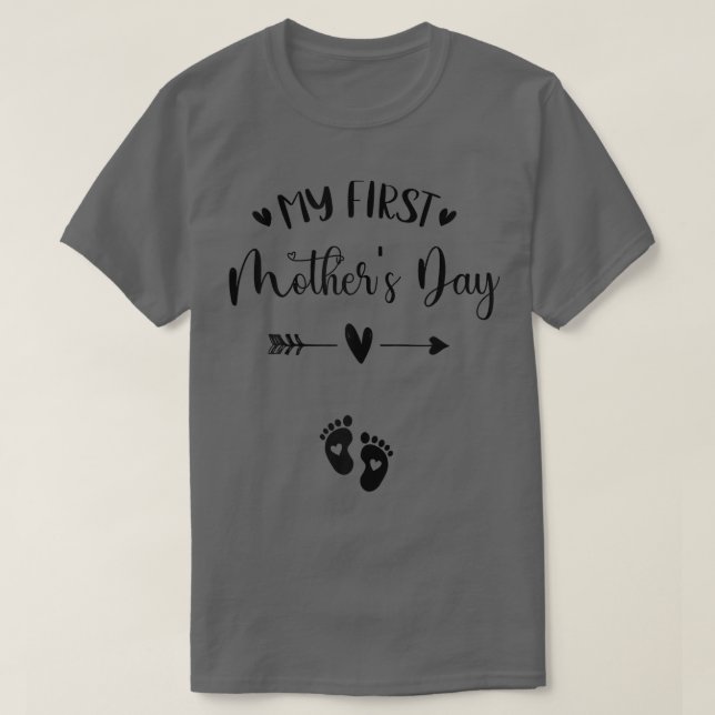 T-shirt Femmes Ma première mère Annonce de grossesse (Design devant)