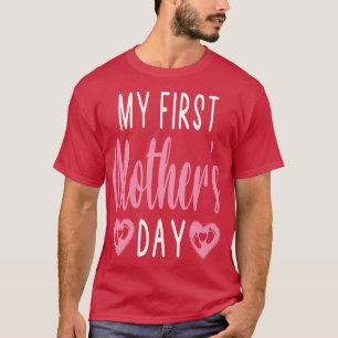T-shirt Femmes Ma première mère Jour Faire-part de grosses