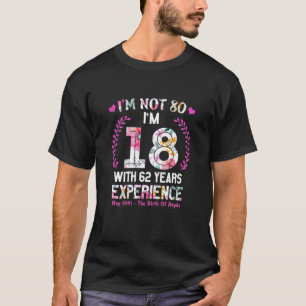 T-shirt Femmes Mai Filles 1941 80 Anniversaire 80 Annivers