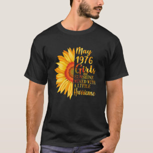 T-shirt Femmes Mai Filles 1976 46e anniversaire 46 ans
