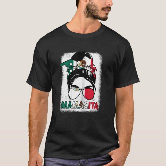 T-shirt Femmes Mamacita Mexique Fête de l'Indépendance Fie (Devant)