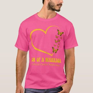 T-shirt Femmes Maman D'Un Guerrier Sensibilisation Au Canc