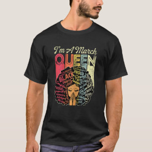 T-shirt Femmes Marche Reine Anniversaire Africain-Américai