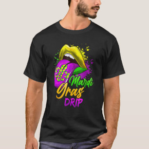 T-shirt Femmes Mardi Gras Lèvres Déchaudées Mardi Gras Dri