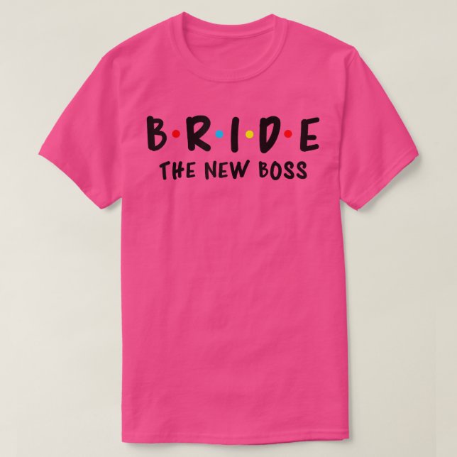 T-shirt Femmes Mariage Noces de Mariee Enterrement de Vie  (Design devant)