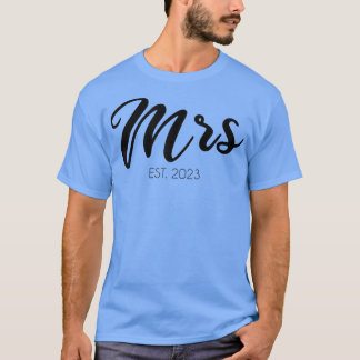 T-shirt Femmes Mariages Matching Cadeaux Mme.