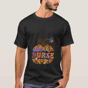 T-shirt Femmes MBU Infirmière Stethoscope Leopard Hallowee