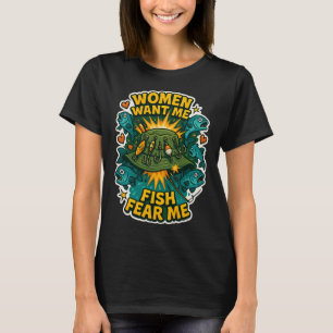 T-shirt Femmes me veulent Poisson me craignent - P