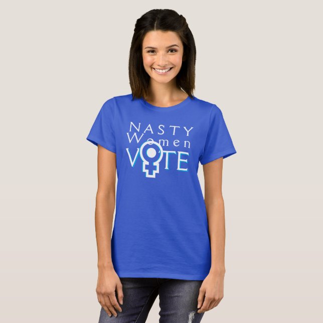 T-shirt Femmes méchantes V♀TE (Devant entier)