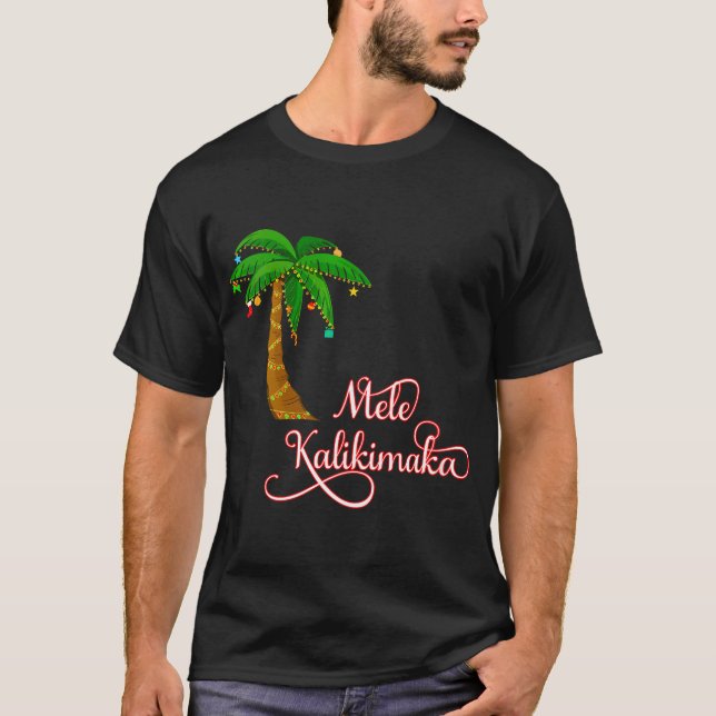 T-shirt Femmes Mele Kalikimaka Noël hawaïen (Devant)
