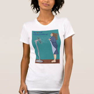 T-shirt Femmes, ménopause, âge moyen, plus vieux, mature