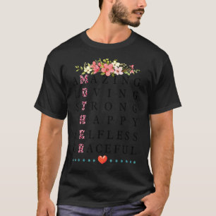 T-shirt FEMMES Mère Extraordinaire maman Joyeux flux de la