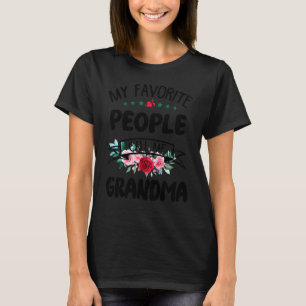 T-shirt Femmes Mes Favoris Les Gens M'Appelent Fleur Grand