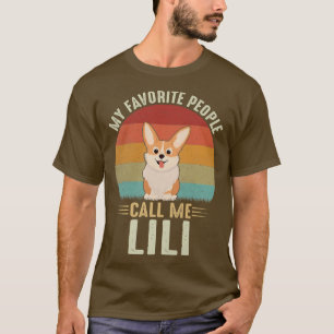 T-shirt Femmes Mes personnes préférées me appellent Lili C
