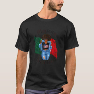 T-shirt Femmes Mexicain Américain Femmes Noires Femme Afro