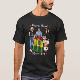 T-shirt Femmes Mexicaines Bolivie Patrimoine Né Au Mexique