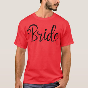 T-shirt Femmes Mignonne Mariée Enterrement de Vie de Jeune