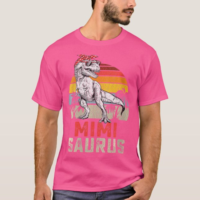 T-shirt Femmes Mimisaurus T Rex Dinosaur Mimi Saurus Famil (Devant)