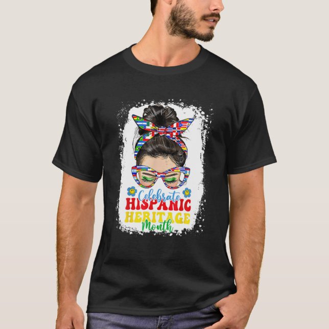 T-shirt Femmes Mois du patrimoine hispanique national Hipp (Devant)