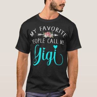 T-shirt Femmes Mon Infirmière Préférée Appelez-Moi Gigi In
