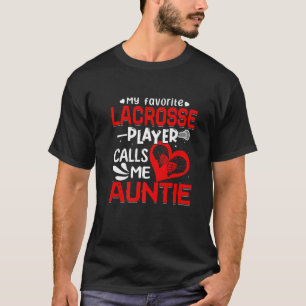 T-shirt Femmes Mon Joueur De Crosse Préféré M'Appelle Tant