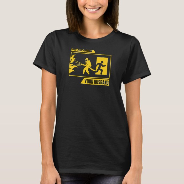 T-shirt Femmes Mon mari (Devant)