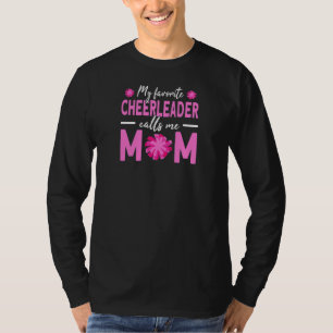 T-shirt Femmes Mon Pom-pom girl Favori M'Appelle Maman Che