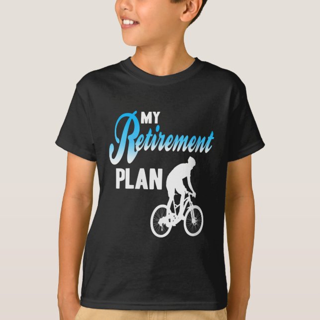 T-shirt Femmes Mon Régime De Retraite Vélo Drôle Humour Ac (Devant)