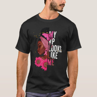 T-shirt Femmes Mon VP ressemble à moi Afro-Américaine Noir